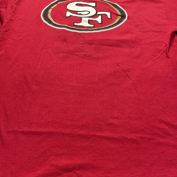 San Francisco 49ers Shirt Mens Large Red Frank Gore NFL Football Team Apparel Lg - Picture 7 of 16